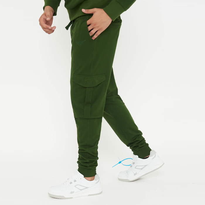 Pantaloni sportivi F CARGO verde scuro