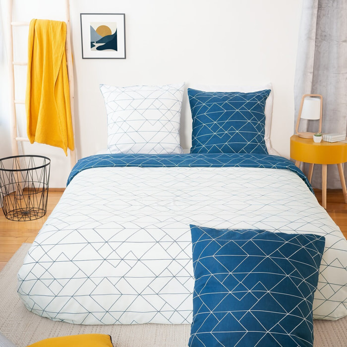 Parure housse de couette 3pcs 100%microfibre 72gsm list