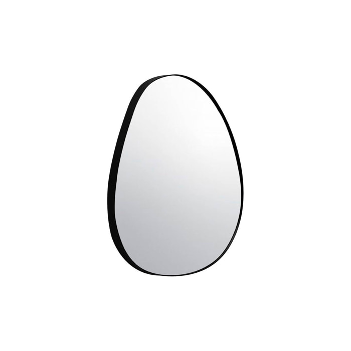 Miroir organique en métal noir HARPER