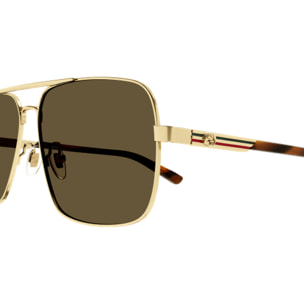 Gafas de Sol Gucci GG1289S-002 de Metal Hombre 62 mm