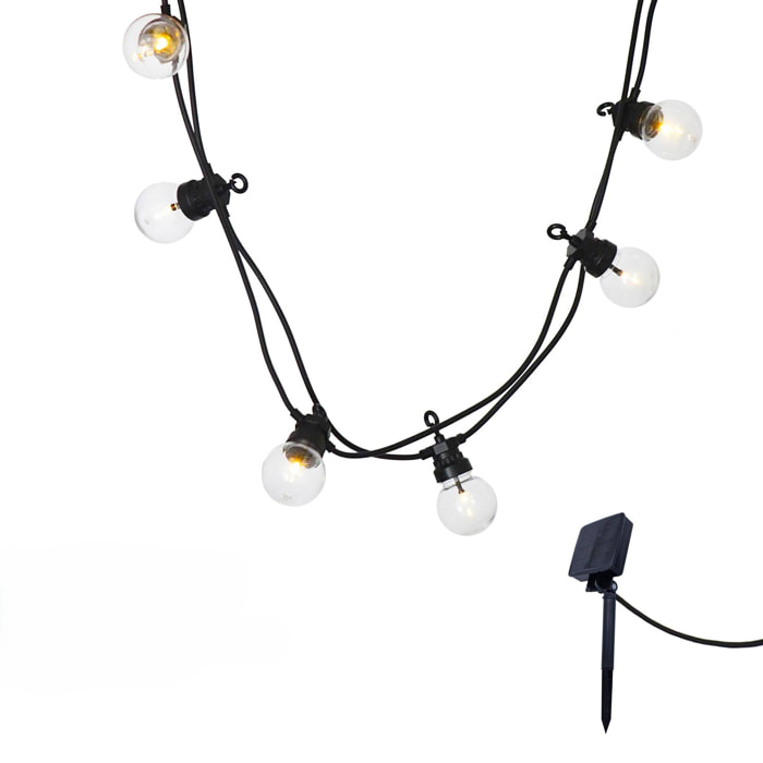 2 Guirlande solaire PARTY 10 LED 5.7M