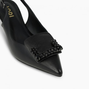 ZAPATOS DE SALÓN NEGROS A-RINO