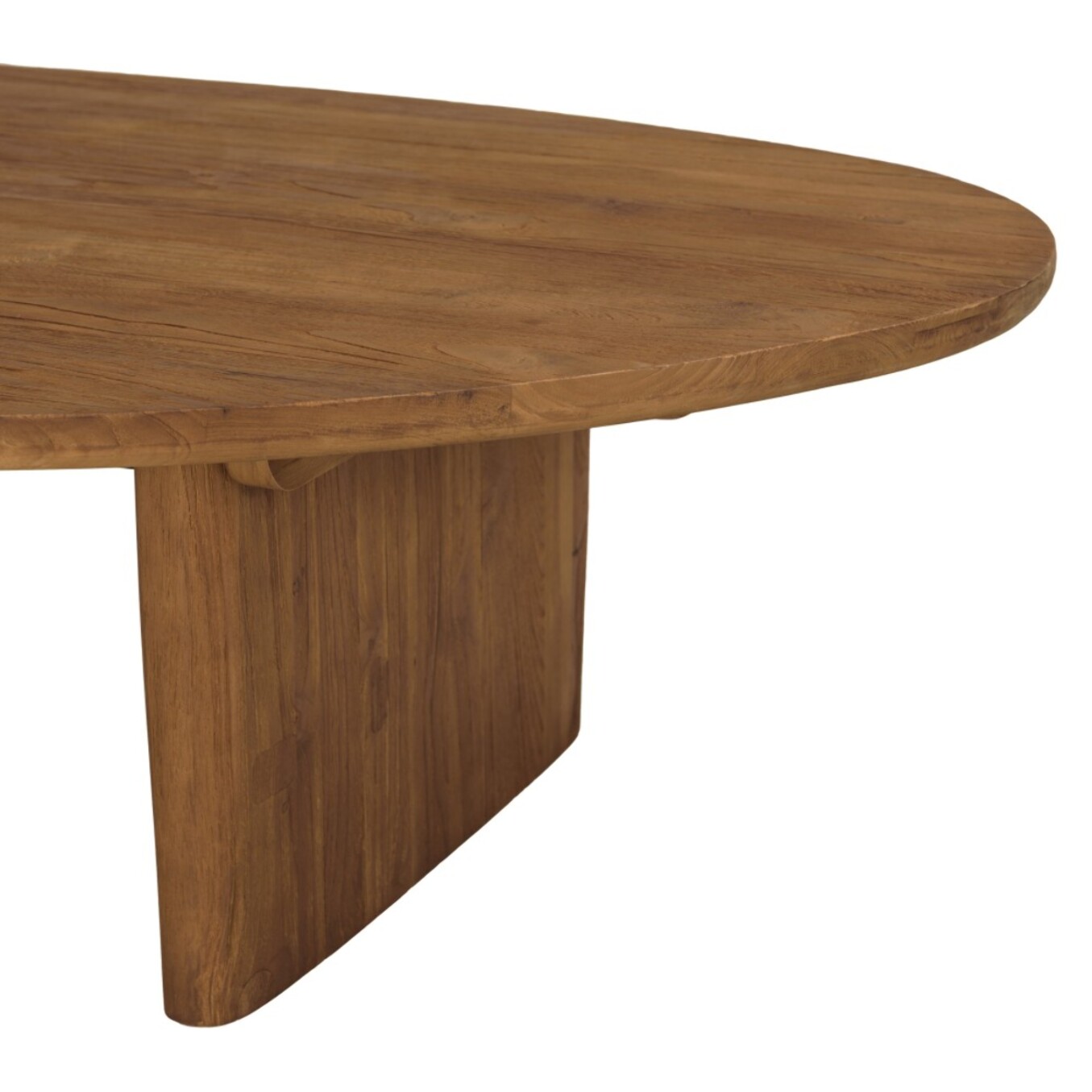 SIXTINE - Table basse 140x75cm en bois de teck recyclé