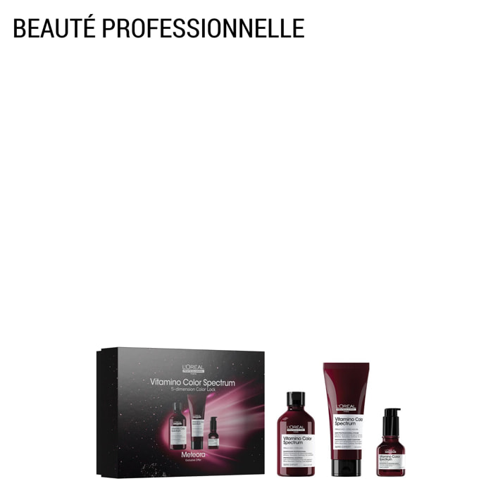 Serie Expert Vitamino Color Spectrum - Coffret Shampooing 300 ml + Soin 200 ml + Sérum 50 ml