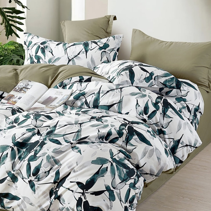 Parure housse de couette 100% percale de coton - ralvine