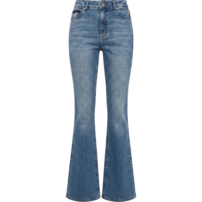 PHILIPP PLEIN Jeans dal taglio flare BASIC