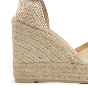 Alpargata Chiarita cuña de yute 11cm doble plataforma