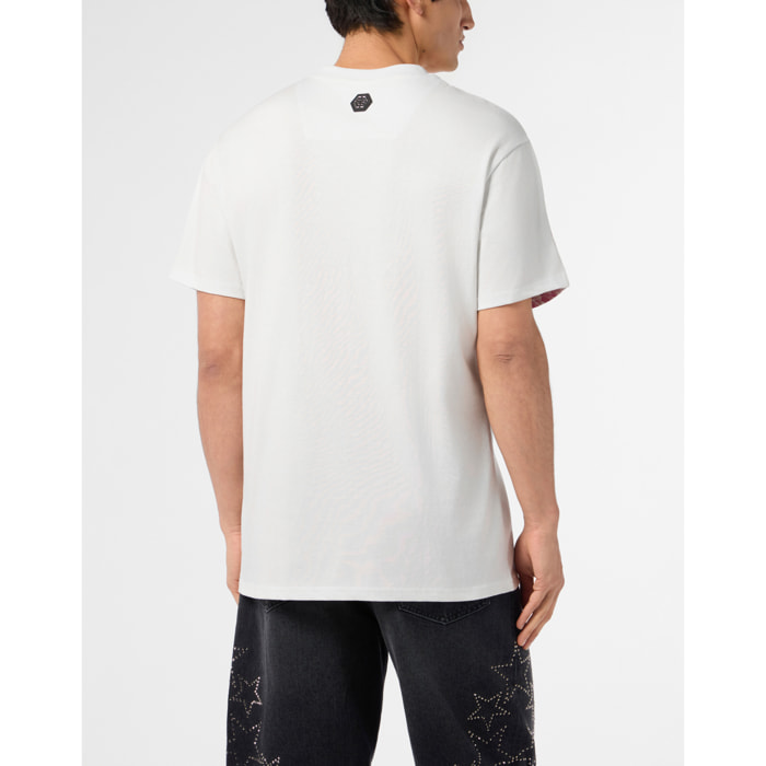 PHILIPP PLEIN Camiseta de cuello redondo y manga corta SKULL