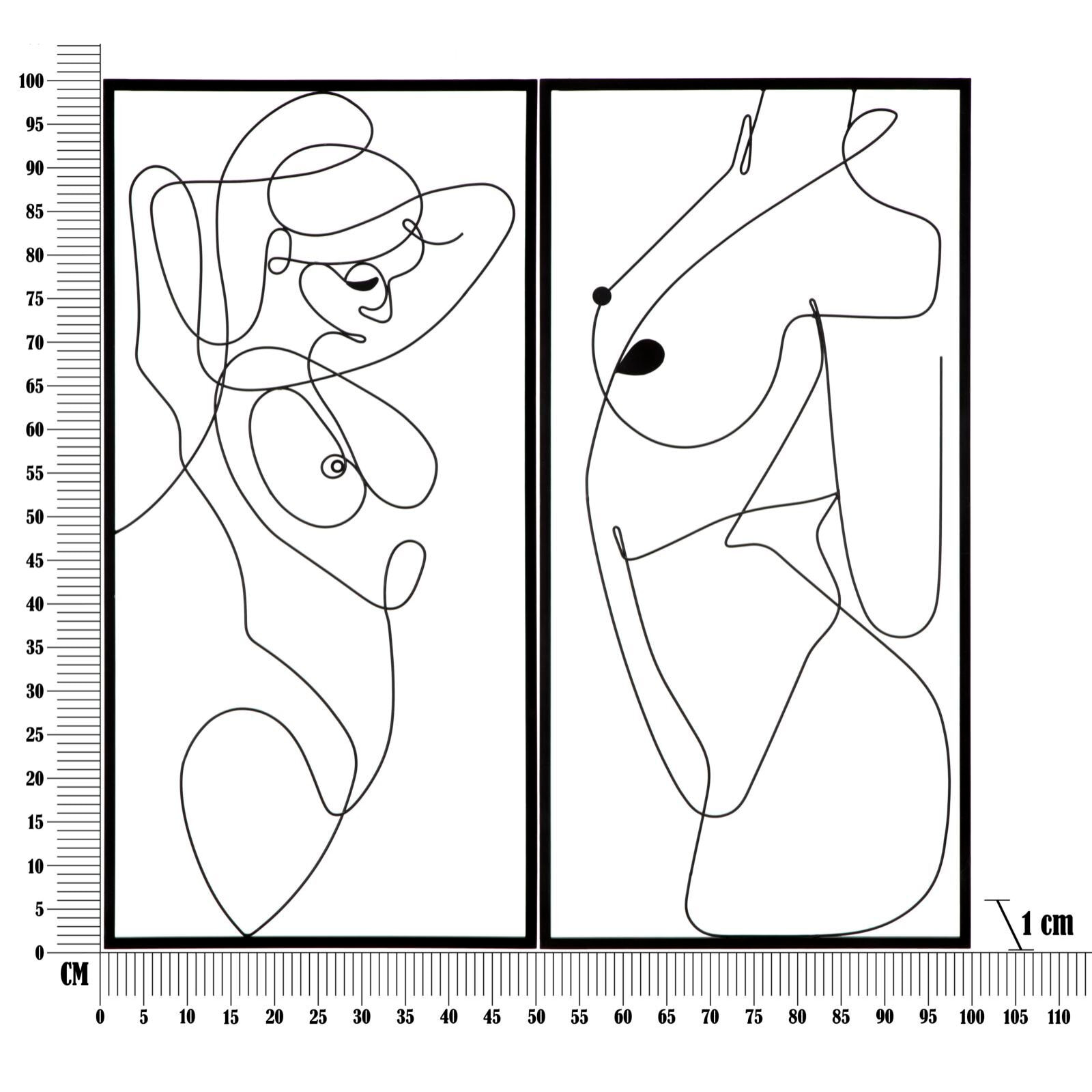 PANNELLO IN FERRO BODY SIMPLY COPPIA CM 50X1X100