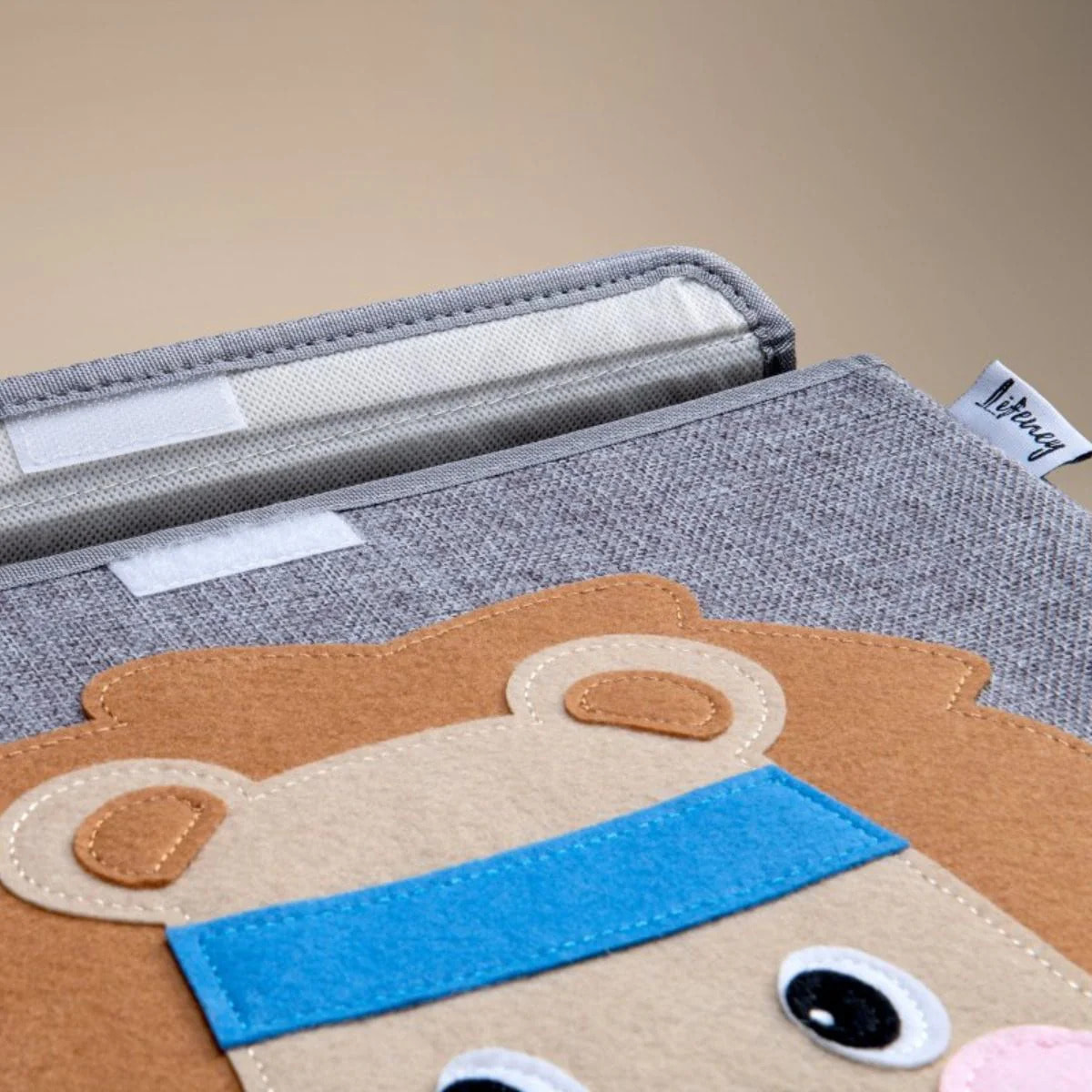 Boîte de rangement en tissu pour enfant "lion" avec couvercle, compatible Ikea Kallax Lifeney