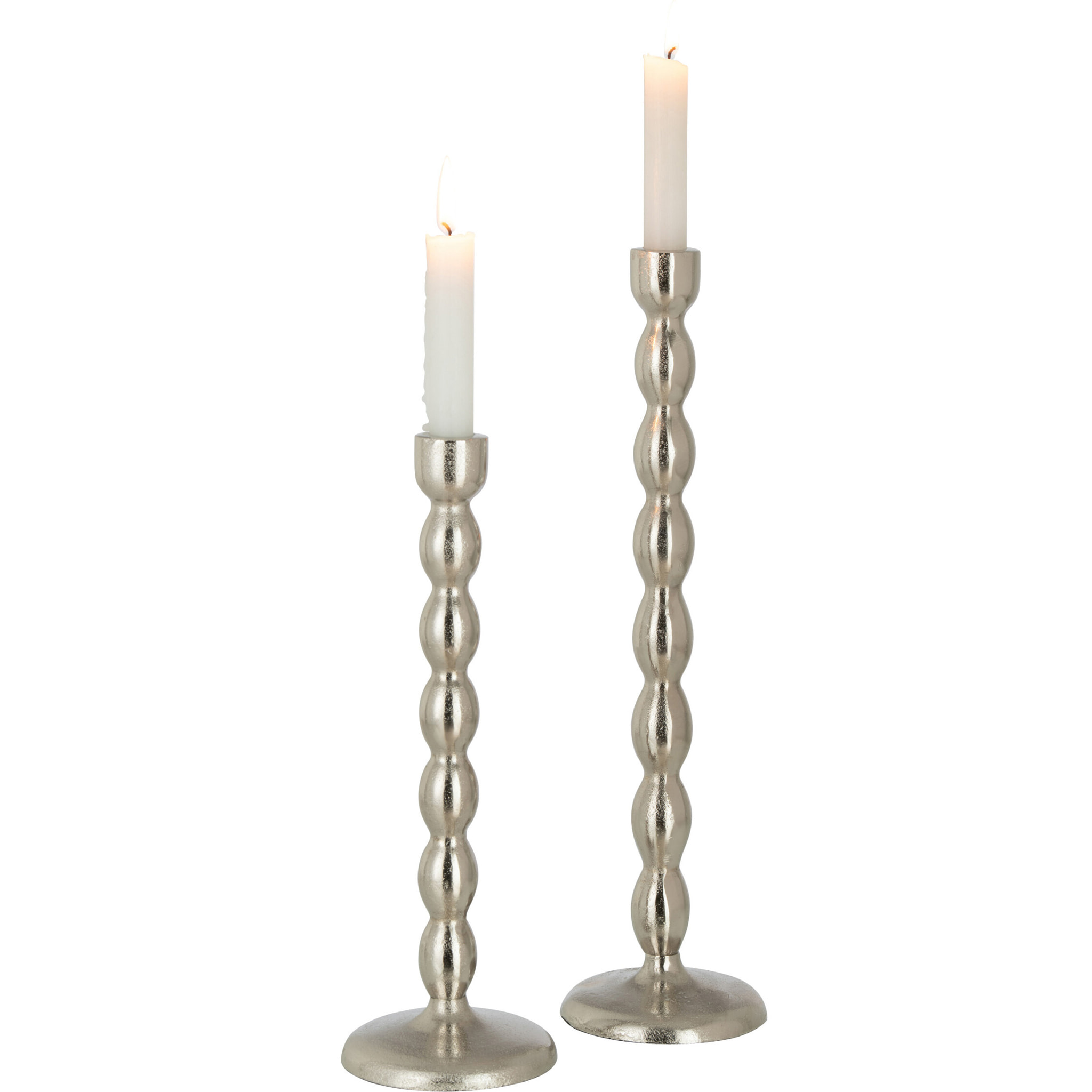 J-Line chandelier Sphère Mat - aluminium - argent - large