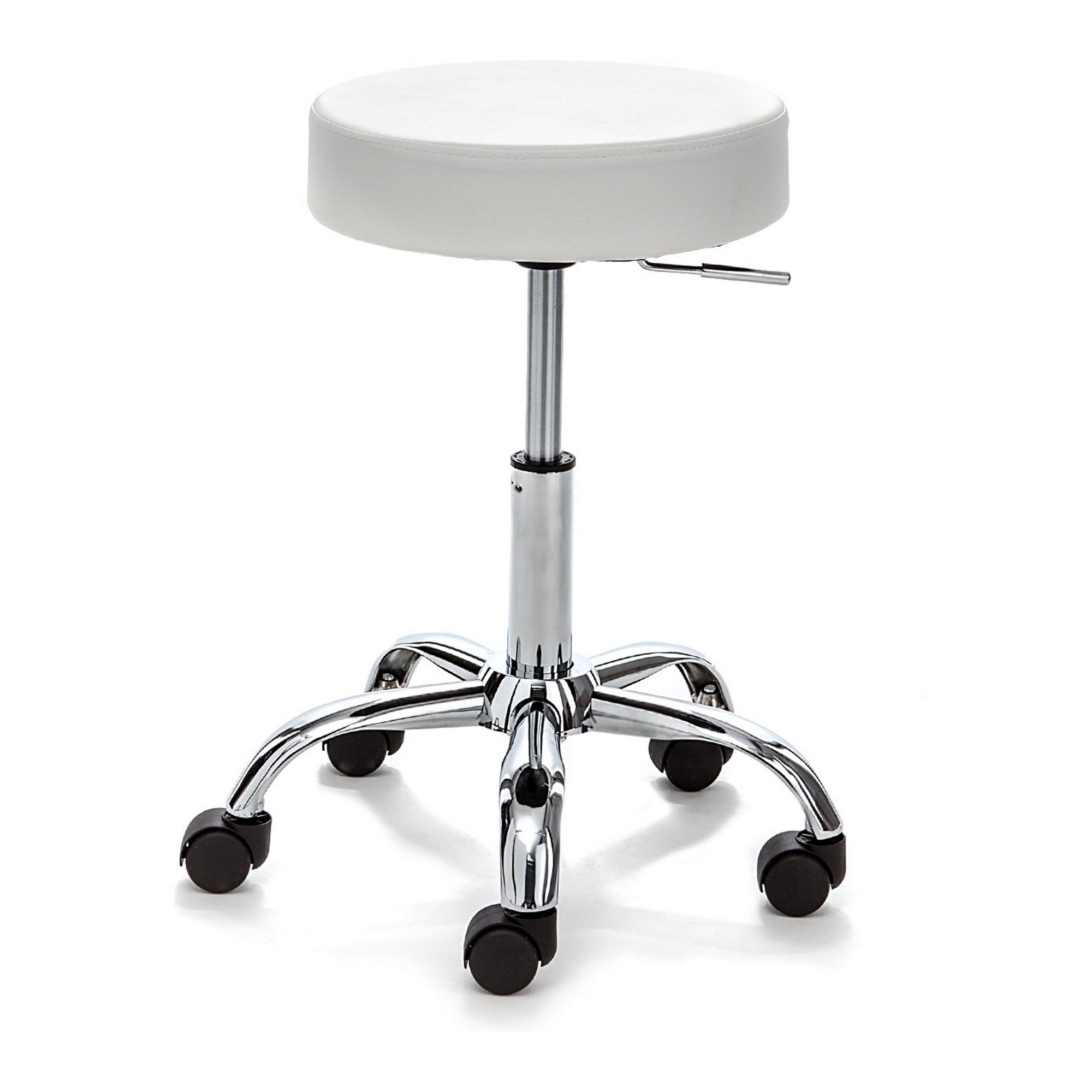 Oresteluchetta sgabello per scrittoio ELGIN WHITE Bianco