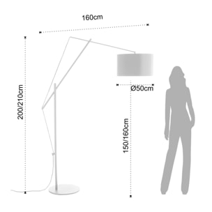 Tomasucci Lampada da terra WHITE GEAR