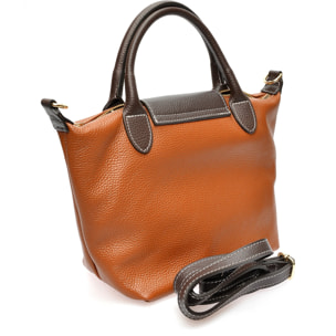 Borsa a mano Anna Luchini Cammello