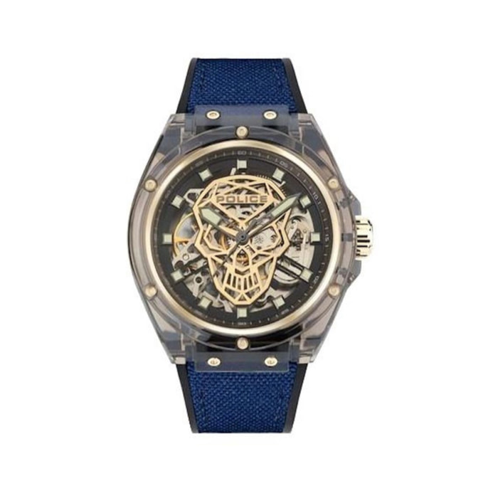 Reloj Police PEWGR1592403 Hombre Analogico Cuarzo con Correa de Silicona