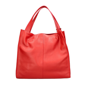 Borsa a spalla da Donna Chiara in Vera Pelle Made in Italy 36x40x12 cm