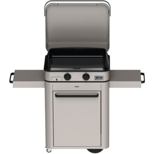 Plancha gaz ENO Enosign 65 chariot + Plancha inox