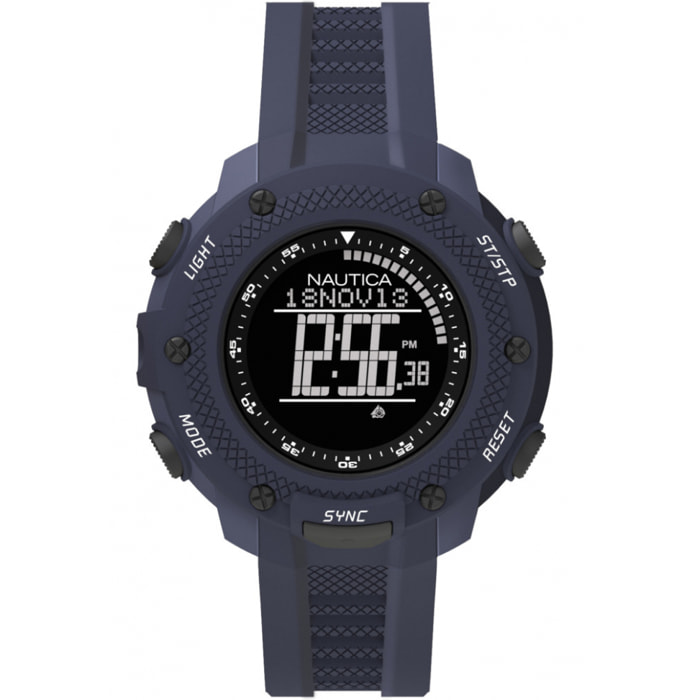 Reloj Nautica NAI19524G Hombre Digital Cuarzo con Correa de Silicona