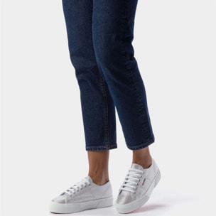 Scarpe da donna Superga Grigio 2740 Platform Lame