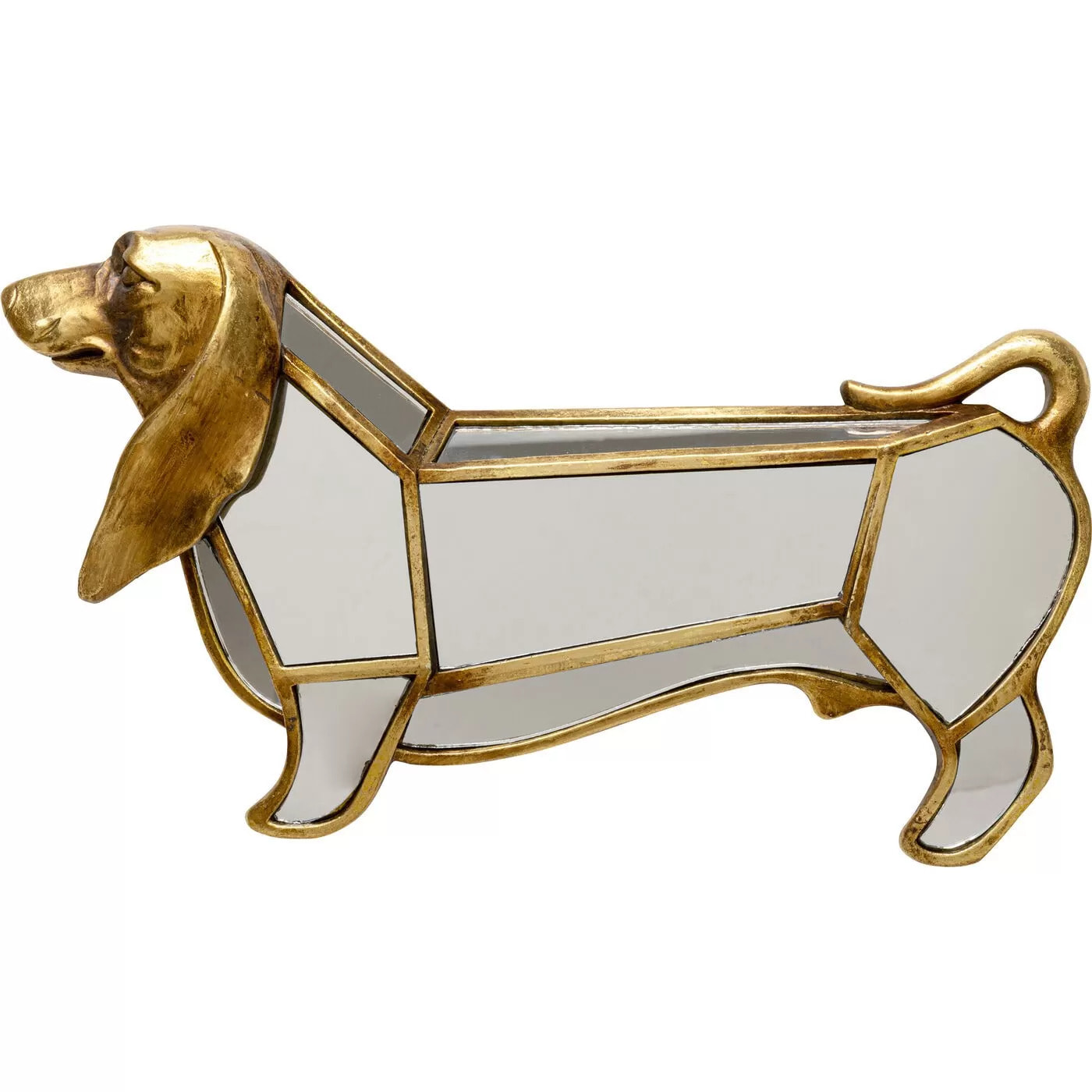 Déco murale miroir chien basset Kare Design