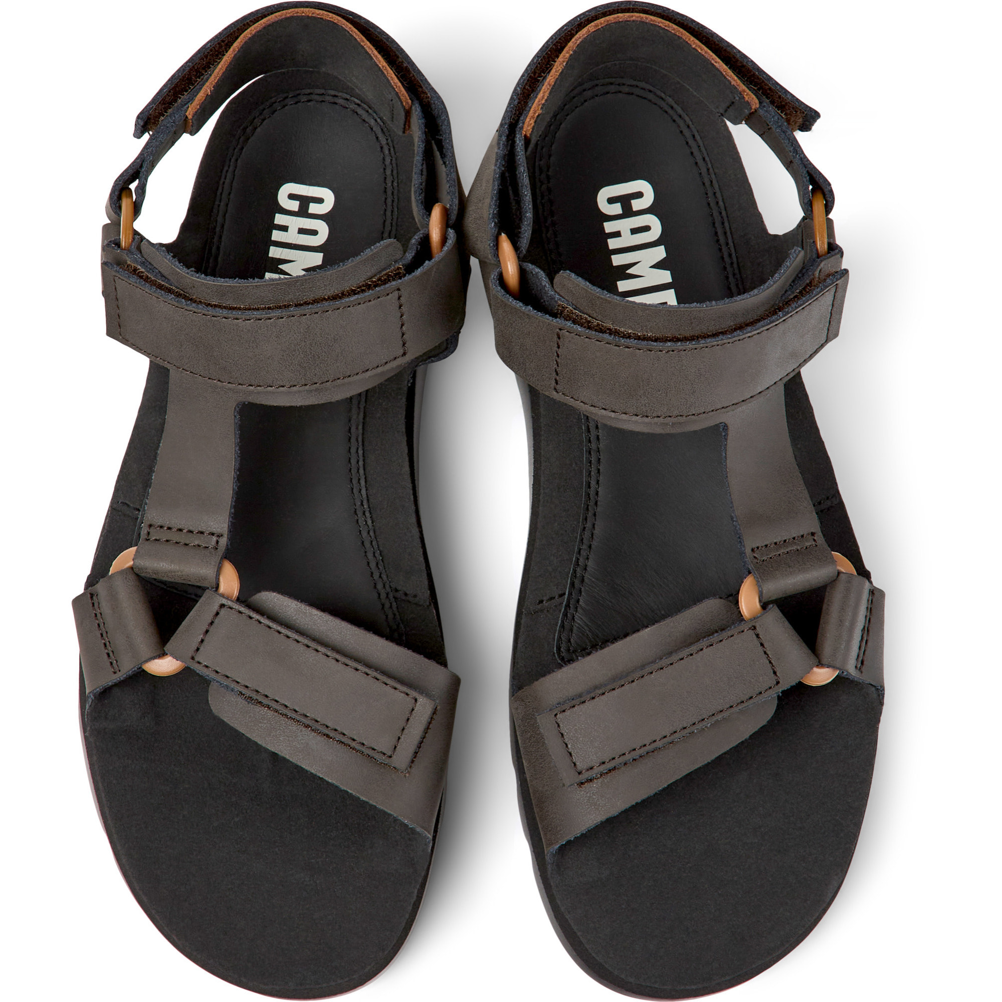 Sandalias - CAMPER Oruga - Marron - Piel de ante