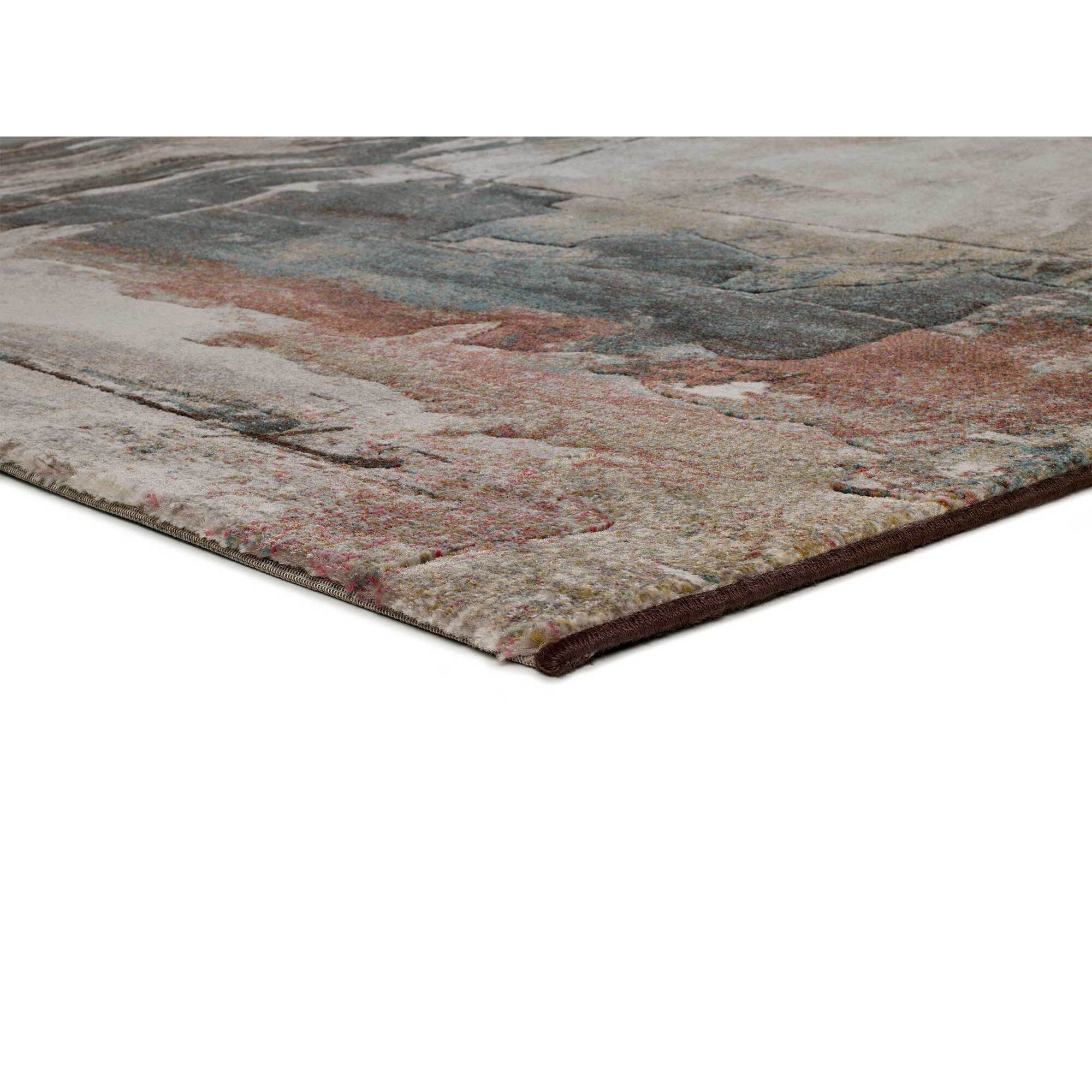 VICTORIA Alfombra moderna con diseño abstracto multicolor, varias medidas disponibles.