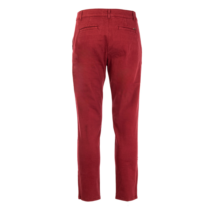 REIGN pantalone uomo bordeaux