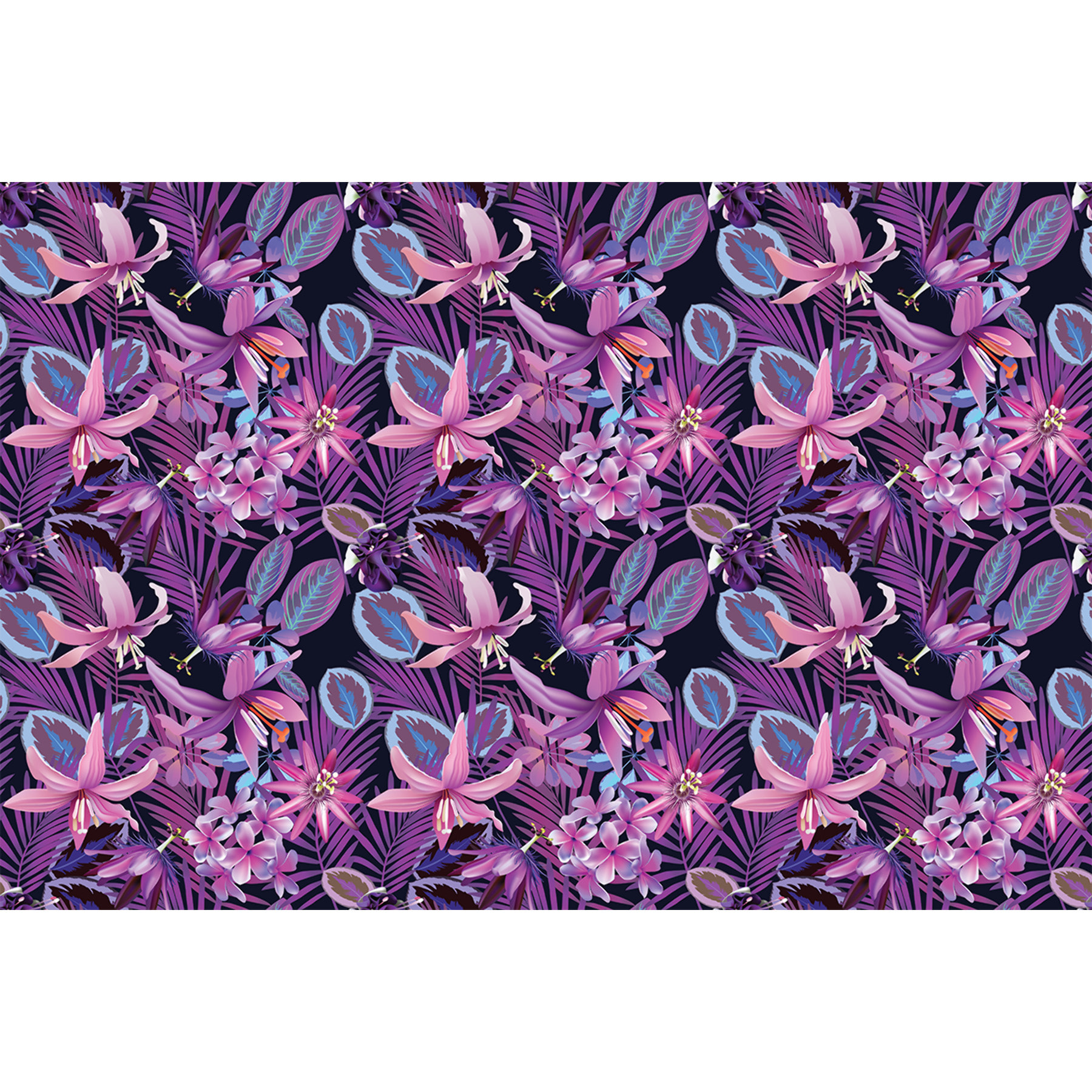 Sticker meuble tropical gyoza 40 x 60 cm