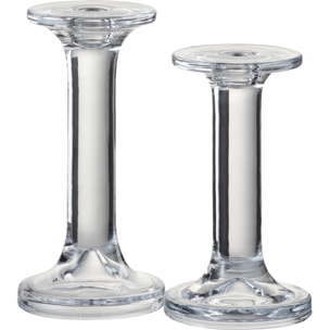 J-Line chandelier Lisse - verre - transparent - large
