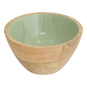 Coupelle Inaya D13cm vert et manguier