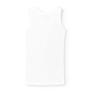 Camiseta Niño Tirante Sport Canale 1X1 Blanco Talla 10