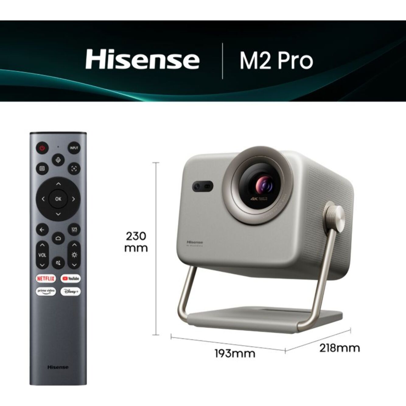 Vidéoprojecteur home cinéma HISENSE Laser Mini Projecteur M2 Pro