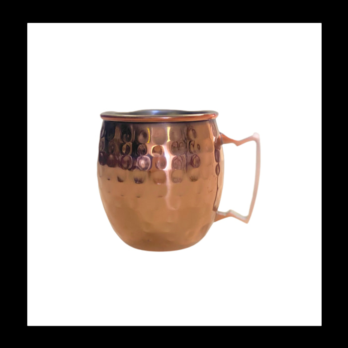 Mug cuivre martele avec anse