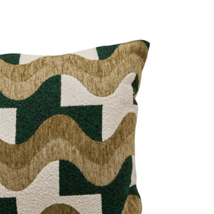 Coussin Floe vert Kaki 58x38cm