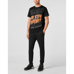 PLEIN SPORT Camiseta de cuello redondo y manga corta PS