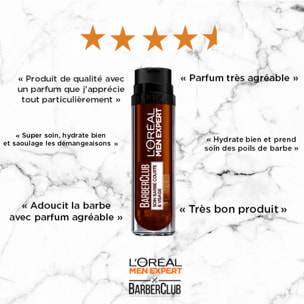 L'Oréal Paris Men Expert Barber Club Nettoyant 3 en 1 Barbe, Visage et Cheveux 200m+ Soin Barbe Courte et Visage 50ml