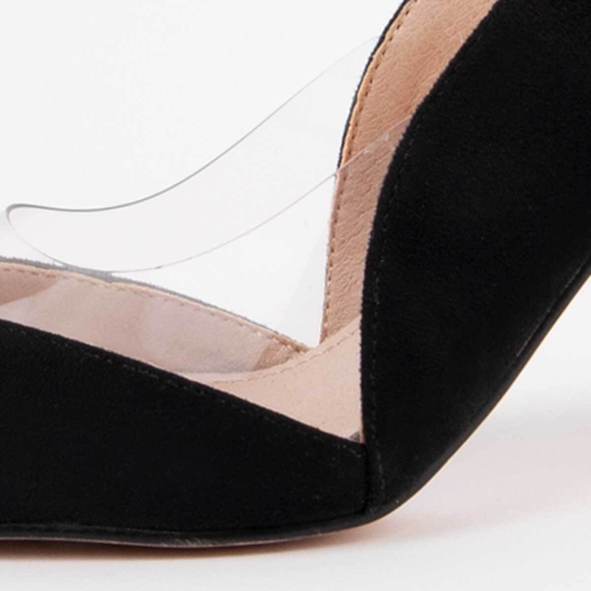 Zapato De Tacón - Negro - Altura: 8 Cm