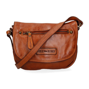 Borsa a tracolla  da uomo In Vera pelle Made in Italy 21x17x4,5 cm