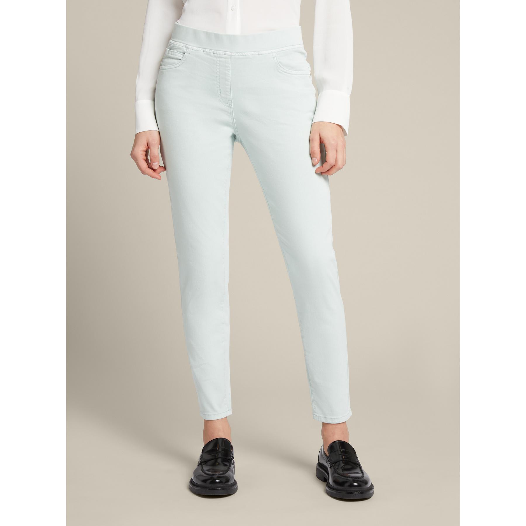 Elena Mirò - Jeggings in drill stretch - Verde acqua