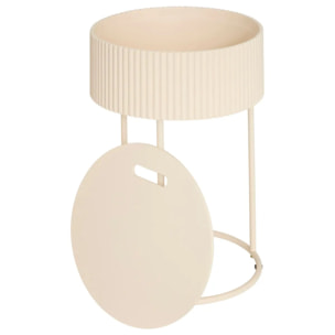 Table d'appoint Juna beige 33x33x48cm