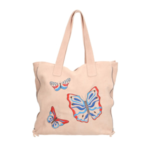 Borsa a spalla  da donna In Vera pelle Made in Italy 35x30x7 cm