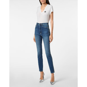 PHILIPP PLEIN Jegging de cintura alta