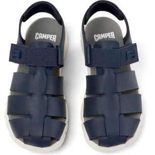 Sandali - CAMPER Oruga Sandal - Blu - Pelle scamosciata