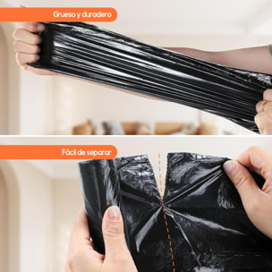 Joybos bolsa de basura en rollo con cordón. 40x50 cm: 10L