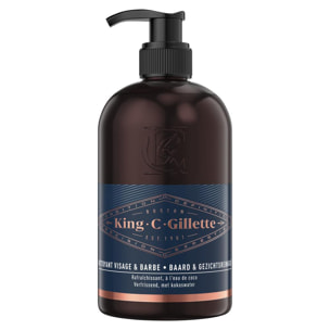Gillette King C. Nettoyant Pour Barbe Et Visage, 350ml