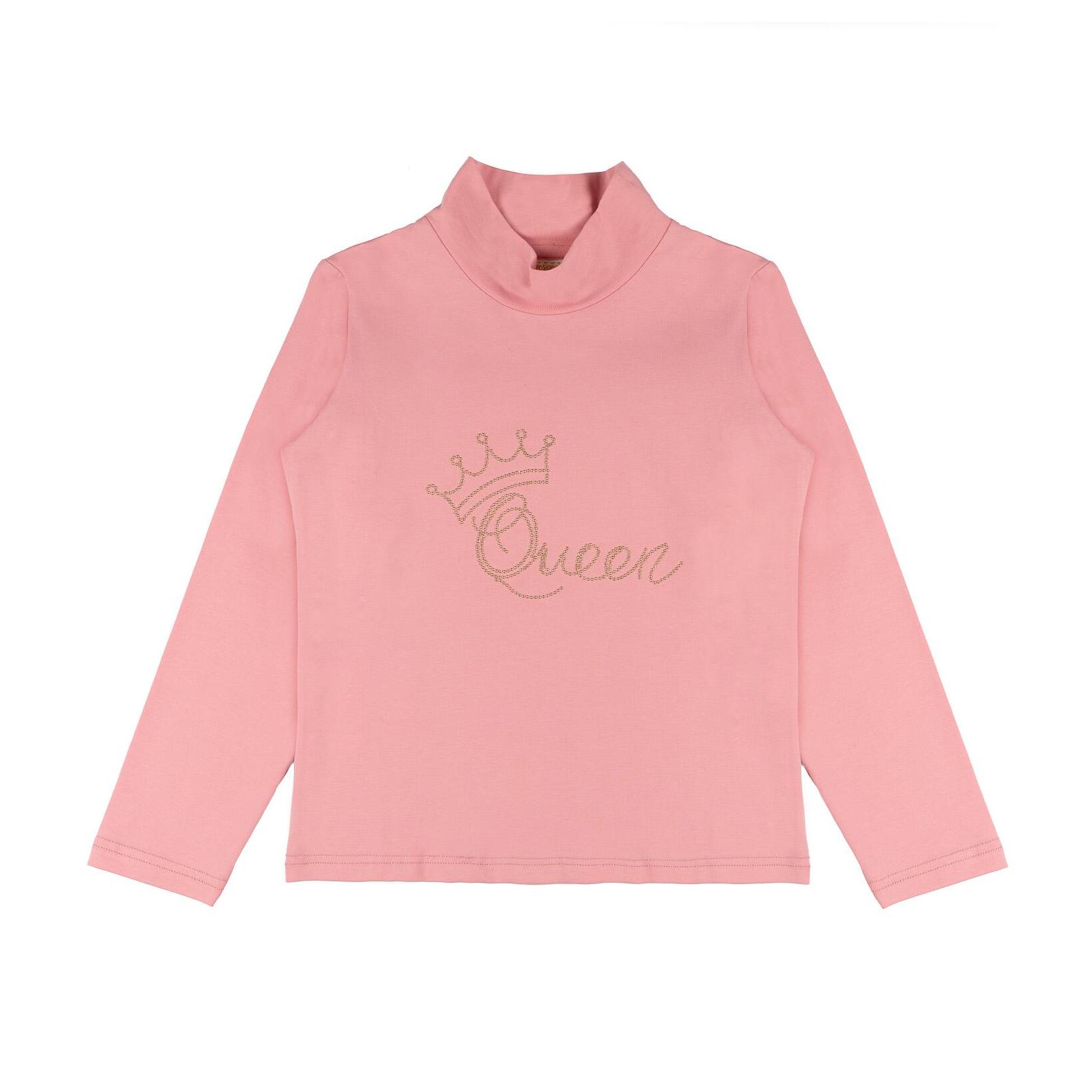 Camiseta de manga larga y cuello alto estilo deportivo Leone 1947 para niñas