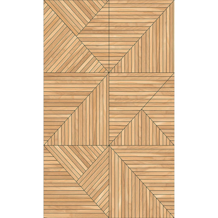 Rouleau revêtement adhésif vinyle au mètre - Sticker mural panneau de bois - TESSELLA