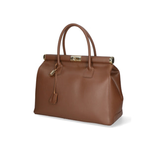 Borsa a mano da donna - Modello Aleria - Vera pelle - 35.0 x 26.0 x 16.0 cm