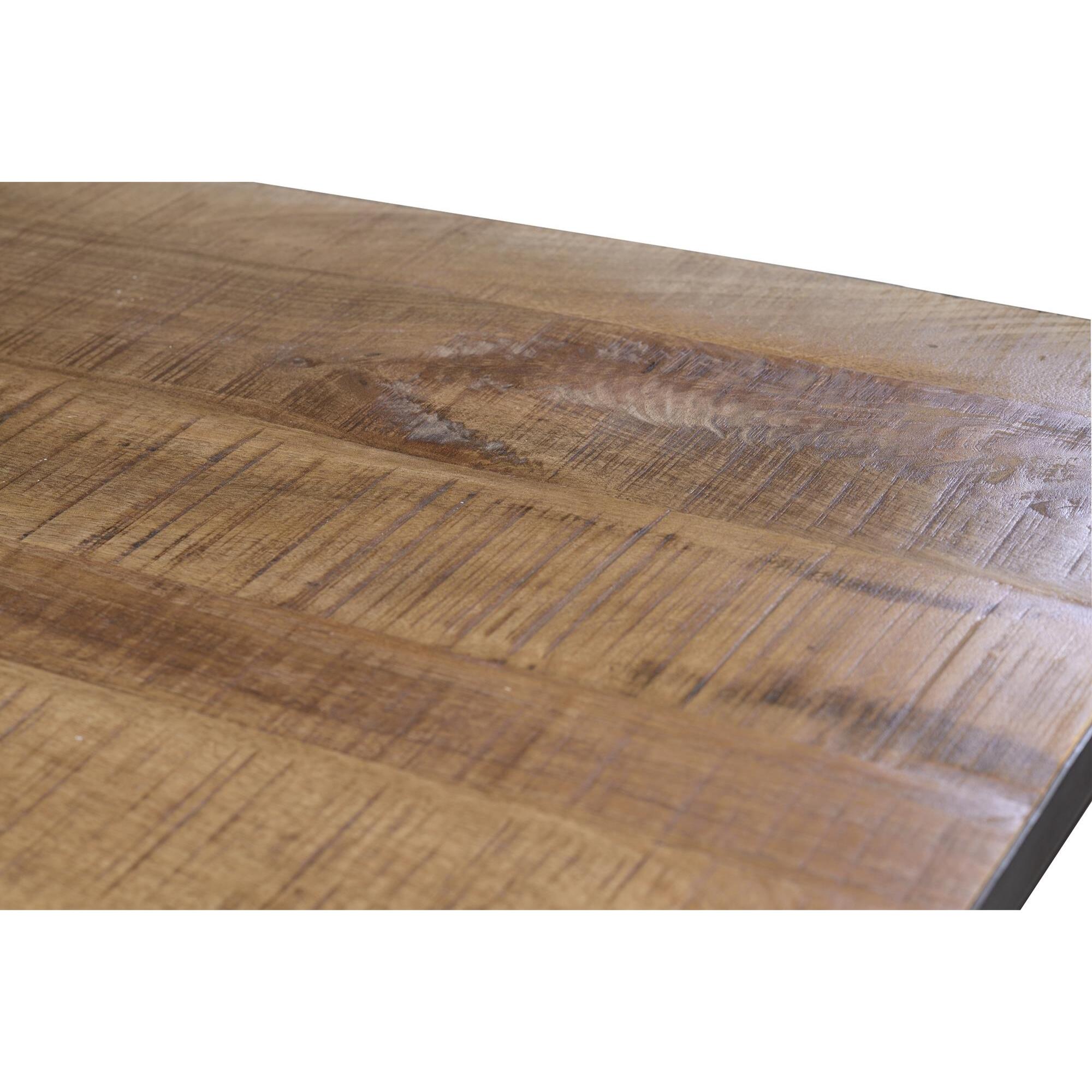 Mesa de comedor - madera de mango y hierro - 180x90x78cm
