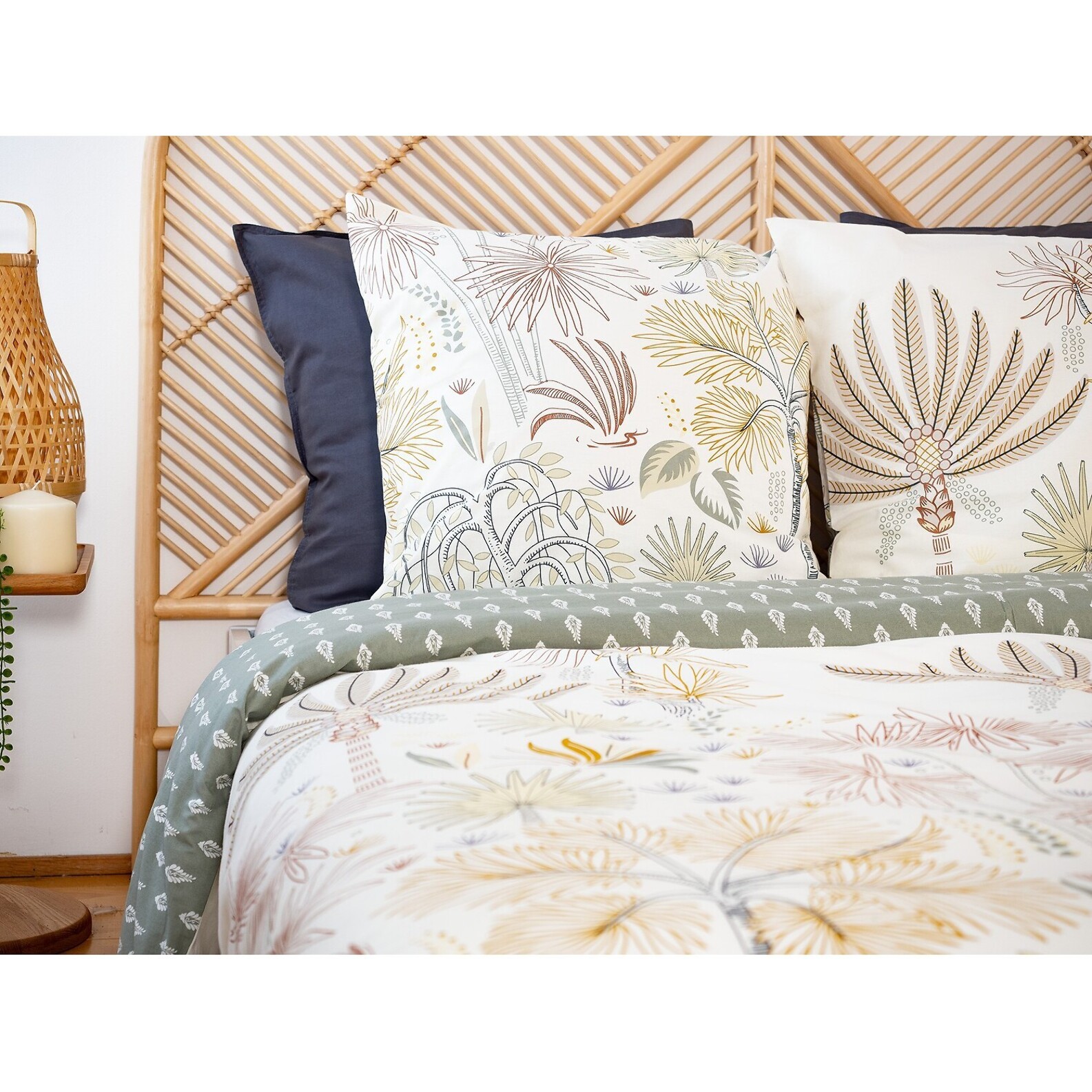 Parure Housse De Couette 3pcs 100% coton 57fils Tinguelie